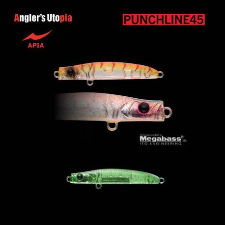 Vobler APIA Punch Line 45, 4.5cm, 3.4g, culoare 13 Cabra Fire Fly