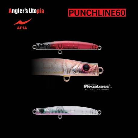 Vobler APIA Punch Line 60, 6cm, 5g, culoare 07 Keimura Ghost