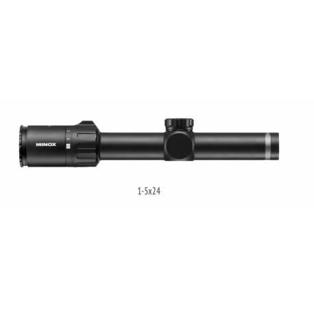 Luneta arma MINOX ALLROUNDER 1-5x24, IR, 30mm