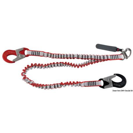 Linie de siguranta OSCULATI Tether Tech safety belt Y shape, 2+1m