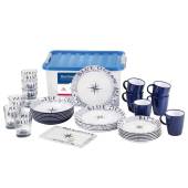 Set vesela nautica BLUE OCEAN pentru 6 persoane