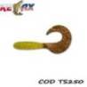 Grub RELAX Twister Standard 8cm, culoare TS250, 4buc/plic