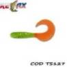 Grub RELAX Twister Standard 8cm, culoare TS127, 4buc/plic