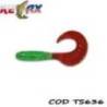 Grub RELAX Twister Standard 8cm, culoare TS636, 4buc/plic