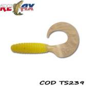 Grub RELAX Twister Standard 9cm, culoare TS239, 4buc/blister