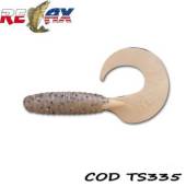 Grub RELAX Twister Standard 9cm, culoare TS335, 4buc/blister