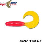 Grub RELAX Twister Standard 9cm, culoare TS364, 4buc/blister