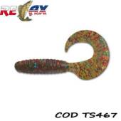 Grub RELAX Twister Standard 9cm, culoare TS467, 4buc/blister