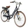 Bicicleta electrica city (E-Bike) Carpat C281CE, roti 28", 250W, autonomie max. 60km, Bleu/Maro