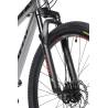 Bicicleta MTB-HT CARPAT C2759C Spartan, roti 27.5", Gri/Rosu/Negru