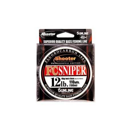 Fir fluorocarbon SUNLINE Shooter FC Sniper 0.115mm, 1lbs, 100m