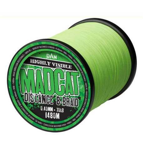 Fir textil MADCAT Distance 8-Braid Green 675m, 0.60mm, 61.2kg