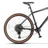 Bicicleta trekking CARPAT PRO C29271H, roti 29", frane hidraulice, Negru/Gri