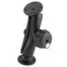 RAM Double Ball Mount with Key Lock Knob - C Size Medium