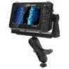 Suport sonar RAM Mount cu prindere pe sina, Track Ball Marine Electronic Mount, Garmin 7-9 inch, Lowrance 7-9 inch