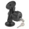 RAM Double Ball Mount with Key Lock Knob - B Size Medium