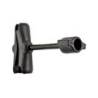 RAM Double Socket Arm with Retention Knob - B Size Medium