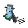 Suport smartphone RAM X-Grip Phone Mount with Motorcycle Handlebar Clamp Base