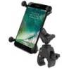 Suport smartphone RAM X-Grip Large Phone Mount with Tough-Claw Small Clamp Base - Short