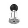 RAM Aluminum Pin-Lock Ball Adapter with 1/4\"-20 Female Thread - B Size