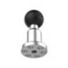 RAM Aluminum Pin-Lock Ball Adapter with 1/4\"-20 Female Thread - B Size