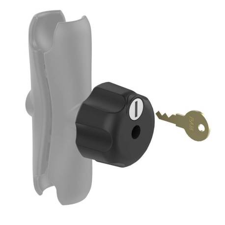 RAM Key Lock Knob with Steel Insert for C Size Socket Arms