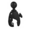 RAM Tough-Claw Medium Clamp Double Ball Mount with Round Plate