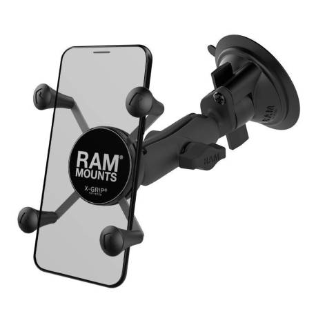 Suport smartphone RAM X-Grip Phone Mount with Twist-Lock Suction Cup Base