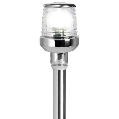 Lumina navigate LED 360° OSCULATI, stalp 60cm, reglare micrometrica, inox