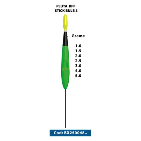 Pluta balsa BFF Stick Bulb 3, 5.0 grame