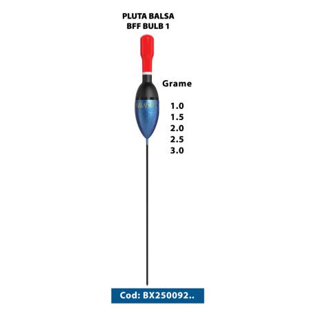 Pluta balsa BFF Bulb 1 3.0 grame