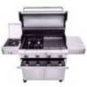 Gratar pe gaz din otel inoxidabil non-magnetic Char-Broil Platinum 4400S 140867, 4 arzatoare din inox, TRU-Infrared