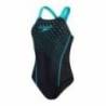 Costum inot femei SPEEDO Medley negru albastru, marimea 28