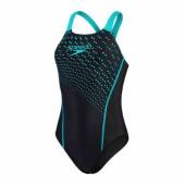 Costum inot femei SPEEDO Medley negru albastru, marimea 42