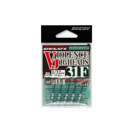 Jig DECOY VJ-31F Violence Jighead Nr.2, 0.9g, 5buc/plic