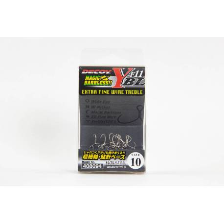 Ancora DECOY Y-F11BL EXTRA FINE WIRE Nr.10 Barbless, 8buc/plic