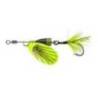 Lingurita rotativa CORMORAN Single UL2, Nr.0, 2.8g, Chartreuse/Black