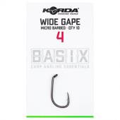 Carlig KORDA BASIX WIDE GAPE Nr.4 10buc/plic