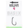 Carlig KORDA BASIX WIDE GAPE Nr.4 10buc/plic