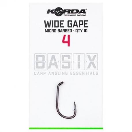 Carlig KORDA BASIX WIDE GAPE Nr.8 10buc/plic