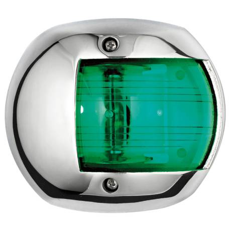 Lumina navigatie OSCULATI Classic 20 LED inox 112.5° verde dreapta