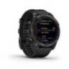 Ceas GARMIN fenix 7 Pro Sapphire Solar Titan DLC Carbon Grey, curea neagră, 47mm