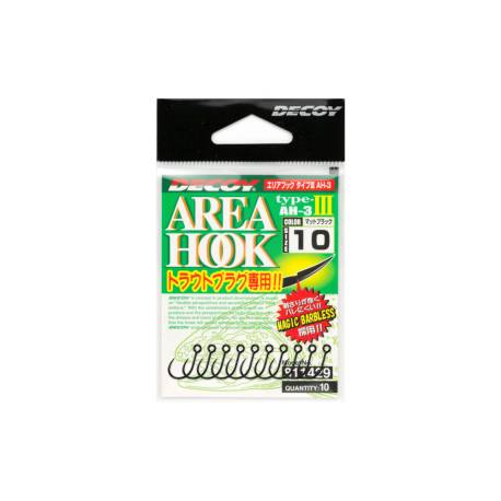 CARLIGE AREA DECOY TYPE III AH-3 MAT BLACK NR.12 Barbless