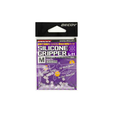 Stopper DECOY L-11 Silicone Gripper M, 12buc/plic