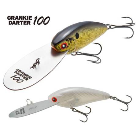 Vobler TIEMCO CRANKIE DARTER 100 F 7cm, 13g, culoare 04 Brilliant Pearl