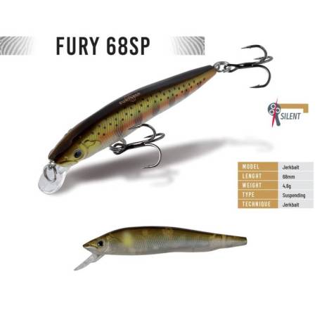 Vobler HERAKLES Fury 68SP 6.8cm 4.8g culoare Ayu Laminated