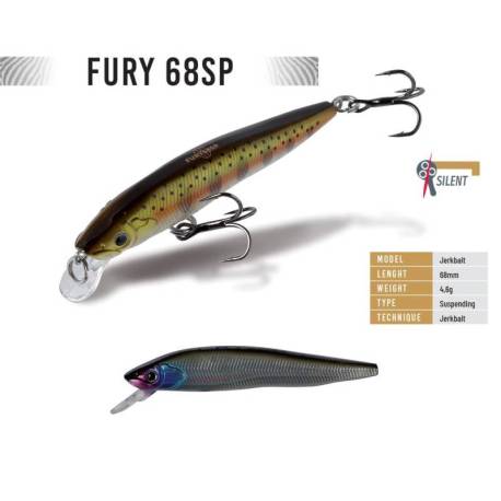 Vobler HERAKLES Fury 68SP 6.8cm 4.8g culoare Gilled