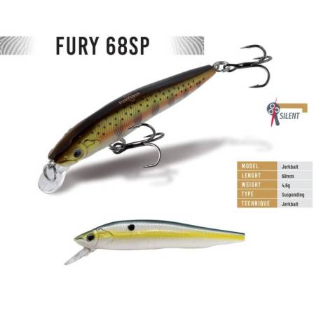 Vobler HERAKLES Fury 68SP 6.8cm 4.8g culoare Pearl OCB