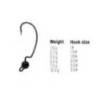 Jig offset HERAKLES Nr.1/0 3.5g Matt Black 3buc/plic