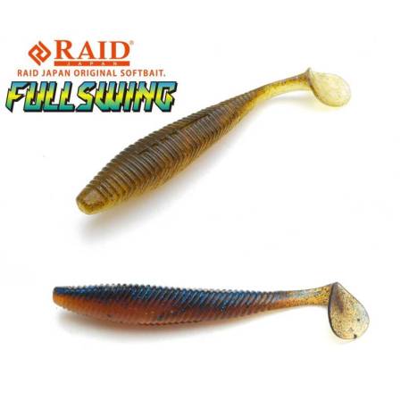 Shad RAID Fullswing 10cm culoare 042 Dark Cinnamon Shad, 6buc/plic